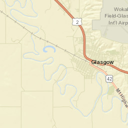 Glasgow Street Map