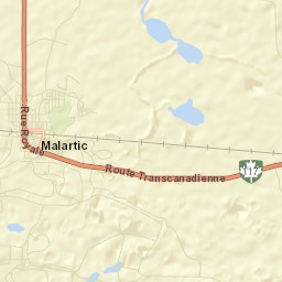 Malartic Street Map