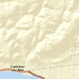 Carleton-sur-Mer Street Map