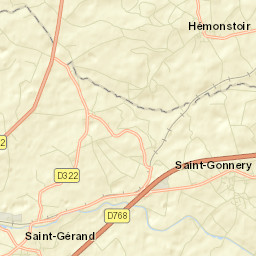 Saint-Gonnery Street Map