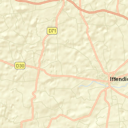 Iffendic Street Map