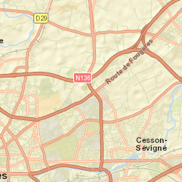 Cesson-Sévigné Street Map