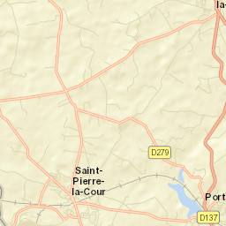 Saint-Pierre-la-Cour Street Map