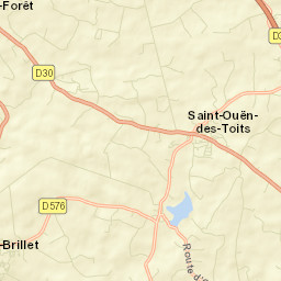 Saint-Ouën-des-Toits Street Map