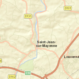 Saint-Jean-sur-Mayenne Street Map