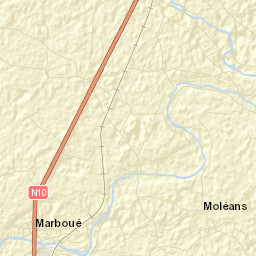 Marboué Street Map