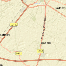 Pithiviers-le-Vieil Street Map