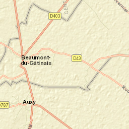 Beaumont-du-Gâtinais Street Map