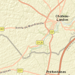 Château-Landon Street Map