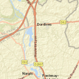 Dordives Street Map