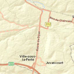 Ville-sous-la-Ferté Street Map