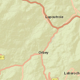 Orbey Street Map