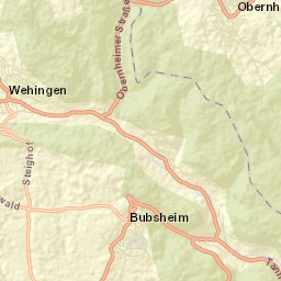 Bubsheim Street Map