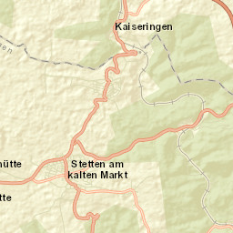 Stetten am Kalten Markt Street Map