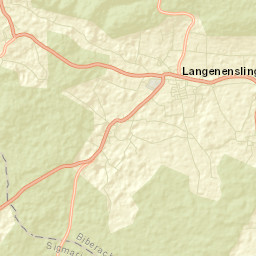 Langenenslingen Street Map