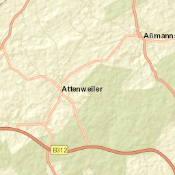 Attenweiler Street Map