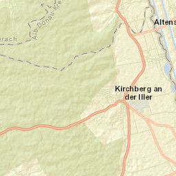 Kirchberg an der Iller Street Map
