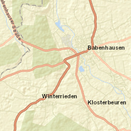 Babenhausen Street Map