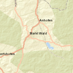 Markt Wald Street Map