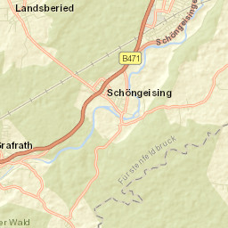 Schöngeising Street Map