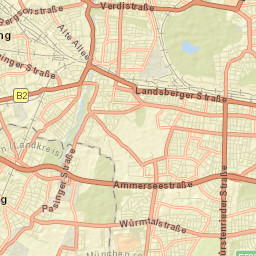 Pasing Street Map