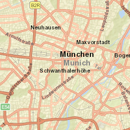Munich, Germany Street Map
