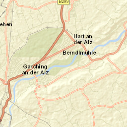 Garching an der Alz Street Map