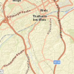 Wels Stadt Street Map