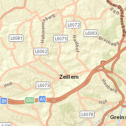 Zeillern Street Map