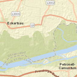 Petronell-Carnuntum Street Map