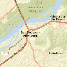 Hundsheim Street Map