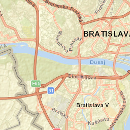 Bratislava Street Map