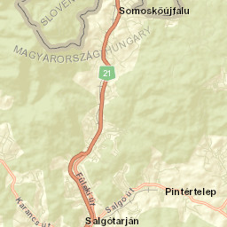 Somoskőújfalu Street Map
