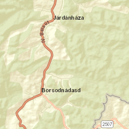 Járdánháza Street Map
