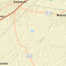 Mezőzombor Street Map