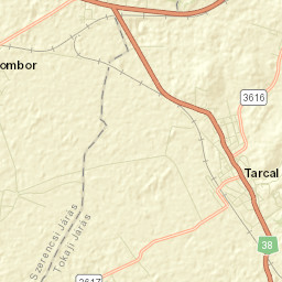 Tarcal Street Map