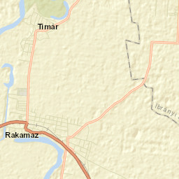 Rakamaz Street Map