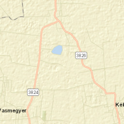 Kék Street Map