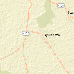 Gyulaháza Street Map