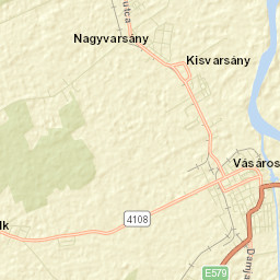 Vásárosnamény Street Map