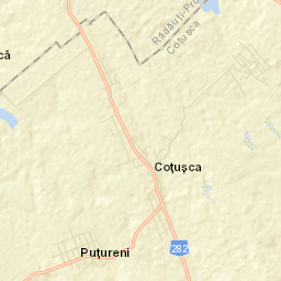 Coţuşca Street Map