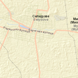 Selydivs’ka Mis’krada Street Map