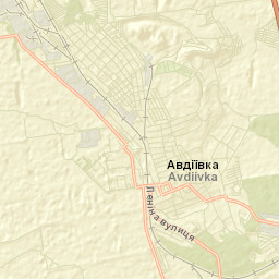 Avdiyivka Street Map