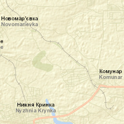 Nyzhnya Krynka Street Map