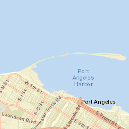 Port Angeles Street Map
