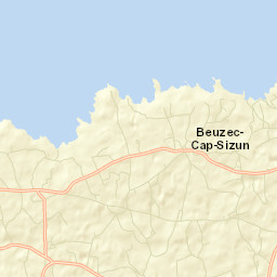 Beuzec-Cap-Sizun Street Map
