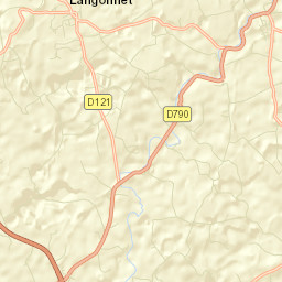 Langonnet Street Map
