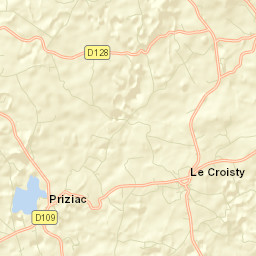 Priziac Street Map