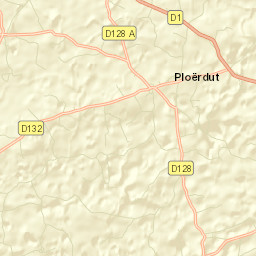 Ploërdut Street Map