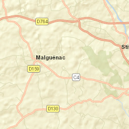 Malguénac Street Map
